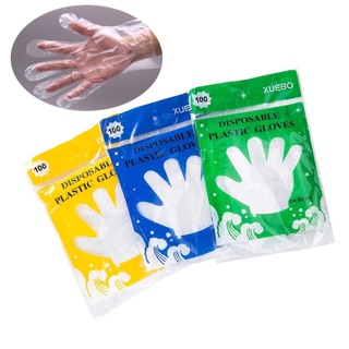 disposable plastic gloves