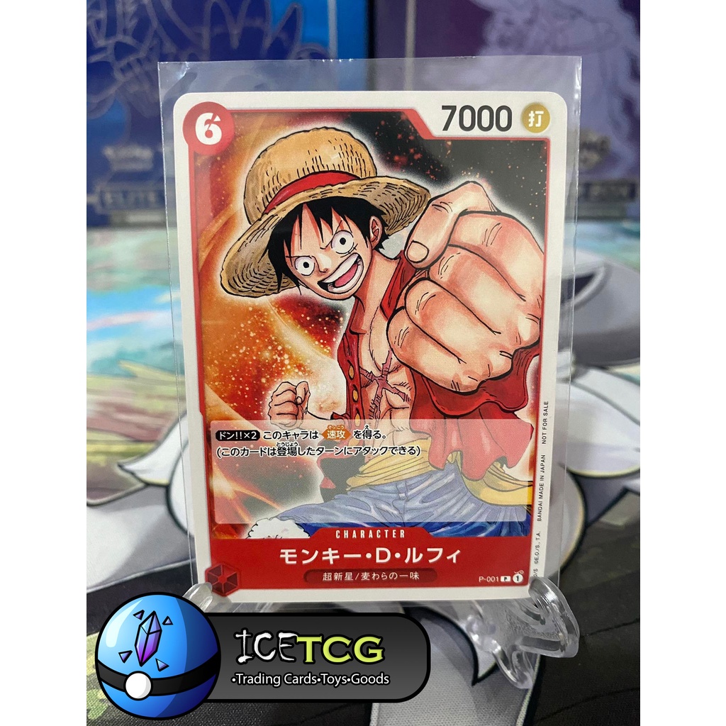 Monkey D. Luffy P001 Promo Card One Piece TCG Singles Shopee