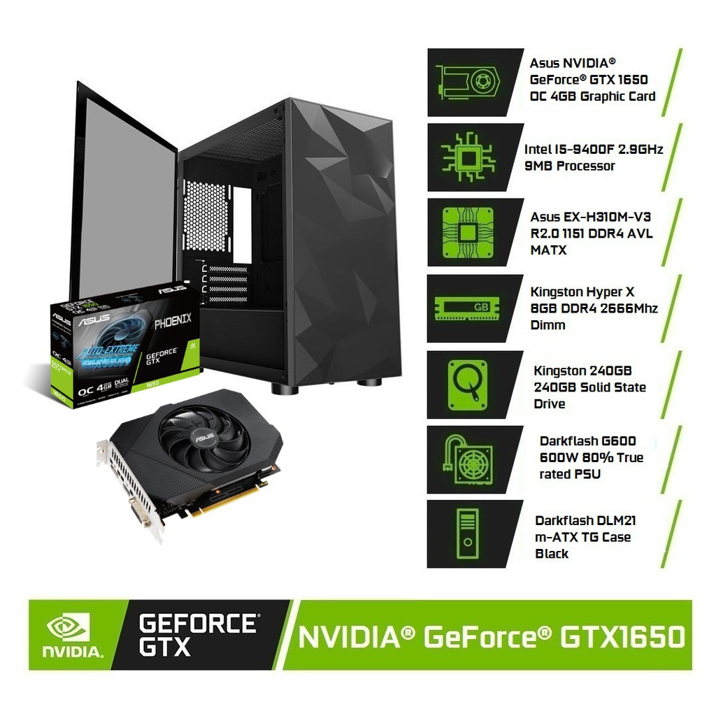 NVIDIA® GeForce® Gaming PC GeForce® GTX 1650 Shopee Philippines