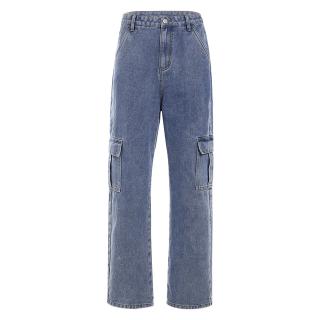 100 cotton high waisted jeans