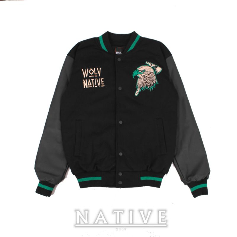 Varsity JACKET / NATIVE VARSITY JACKET / BASEBALL JACKET / WOLV JACKET Shopee Philippines