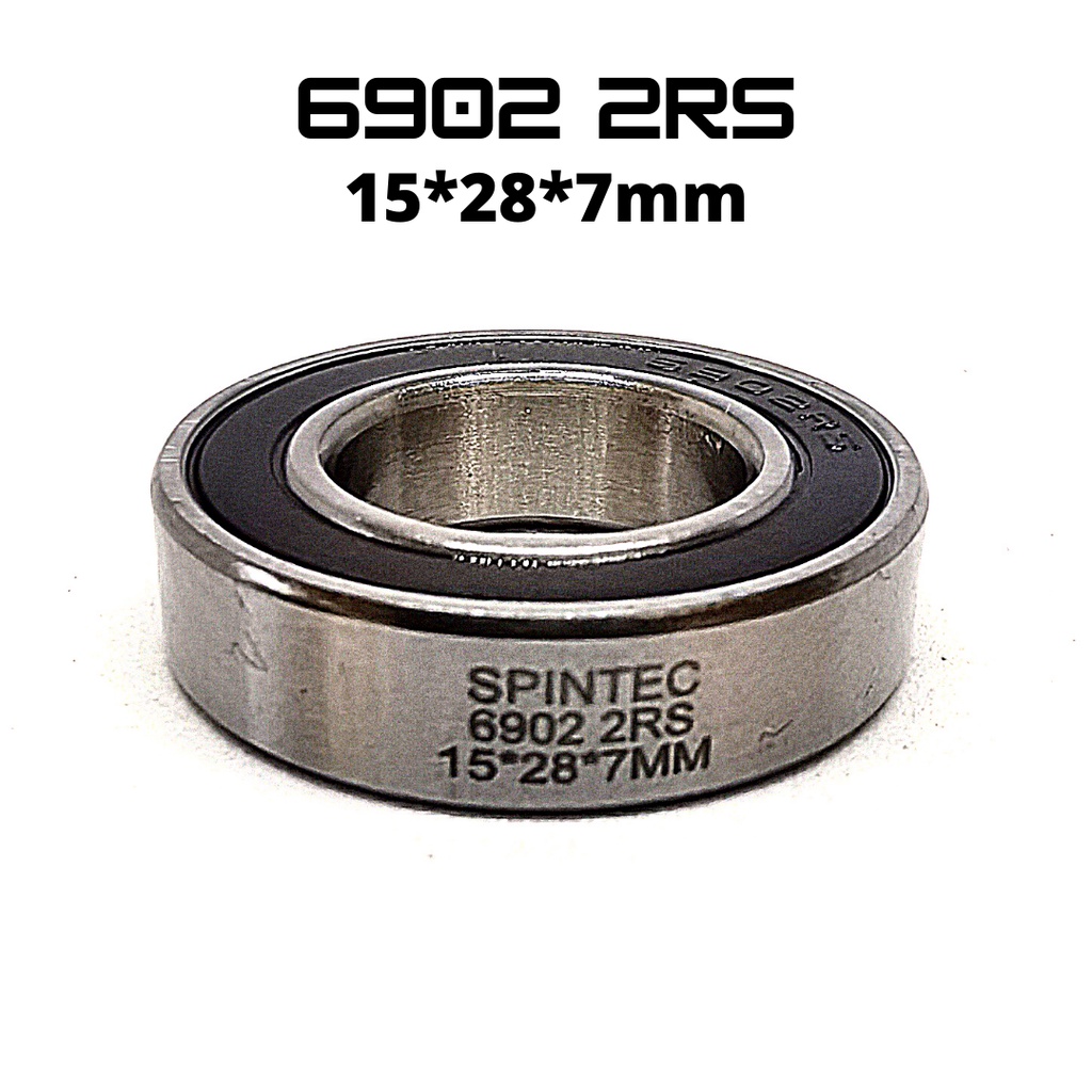 SPINTEC 6902 2RS Japan Chrome Steel Rubber Sealed Bearings for Bike Hubs |  Shopee Philippines