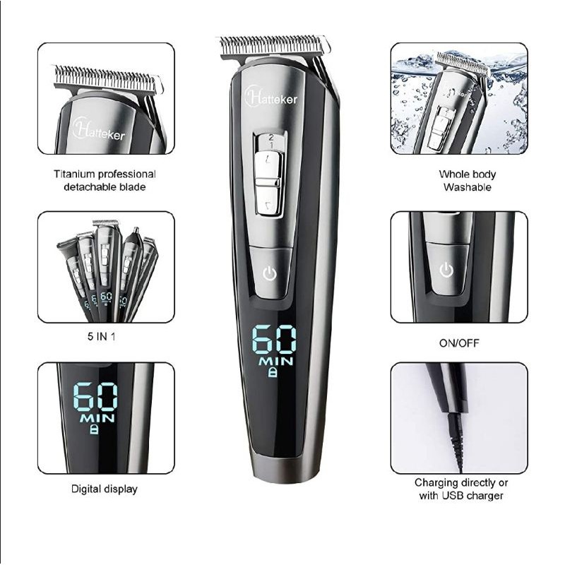 using hatteker hair clipper