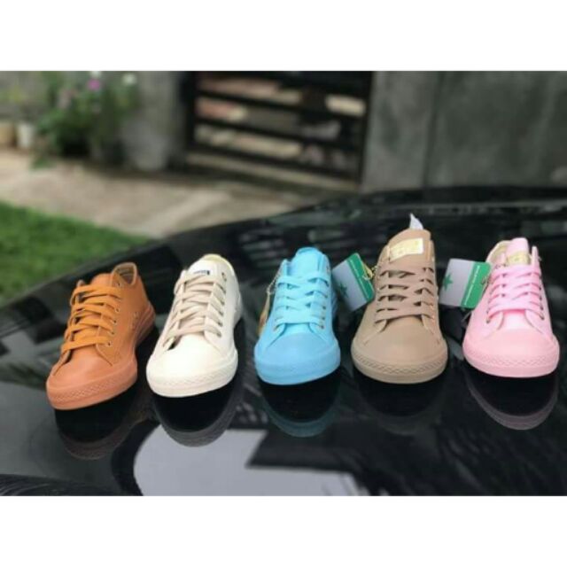 converse pastel leather