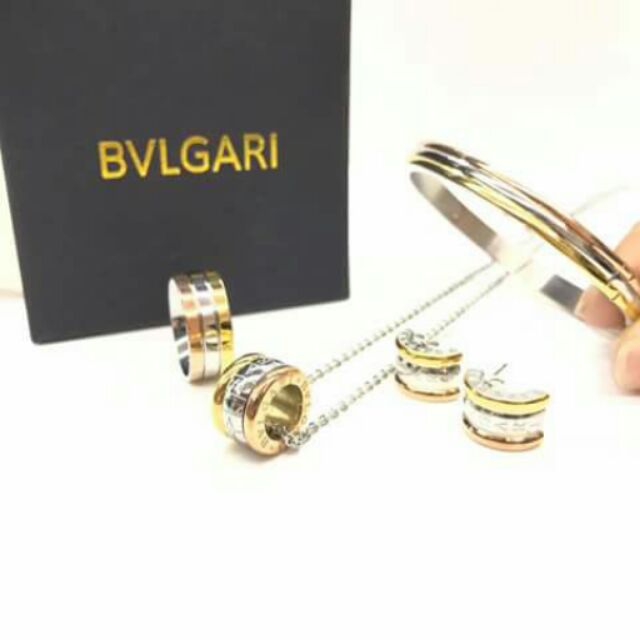 Bvlgari jewelry set | Shopee Philippines