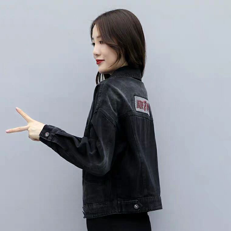 black denim jacket short