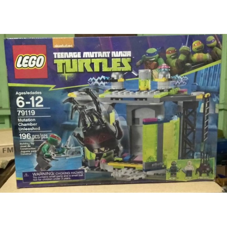 Lego TMNT Teenage Mutant Ninja Turtles Mutation Chamber Unleashed ...