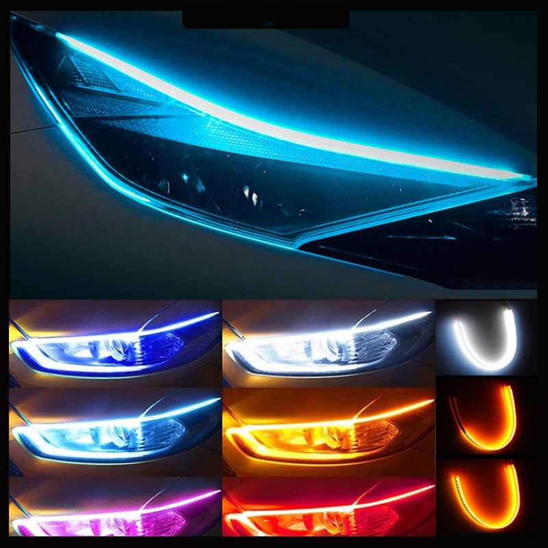 2pcs car LED light bar/car headlight daytime running light/bicolor