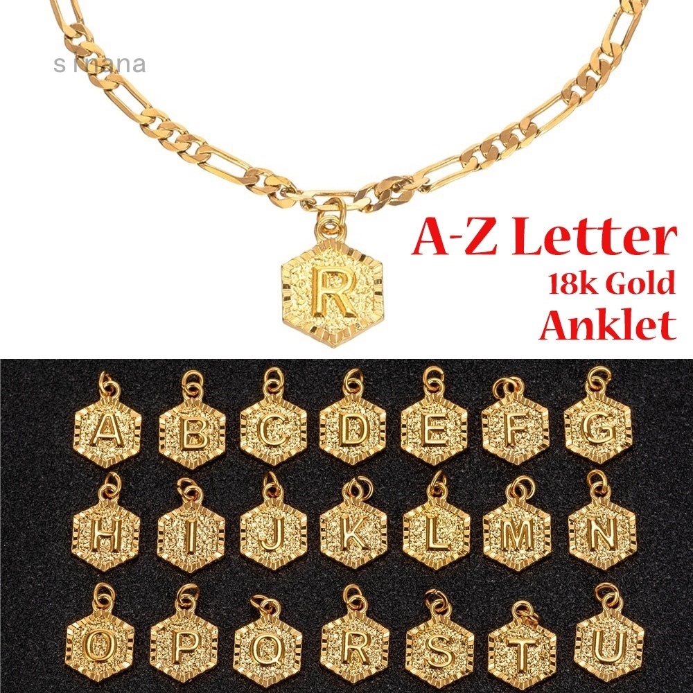 18k gold anklet