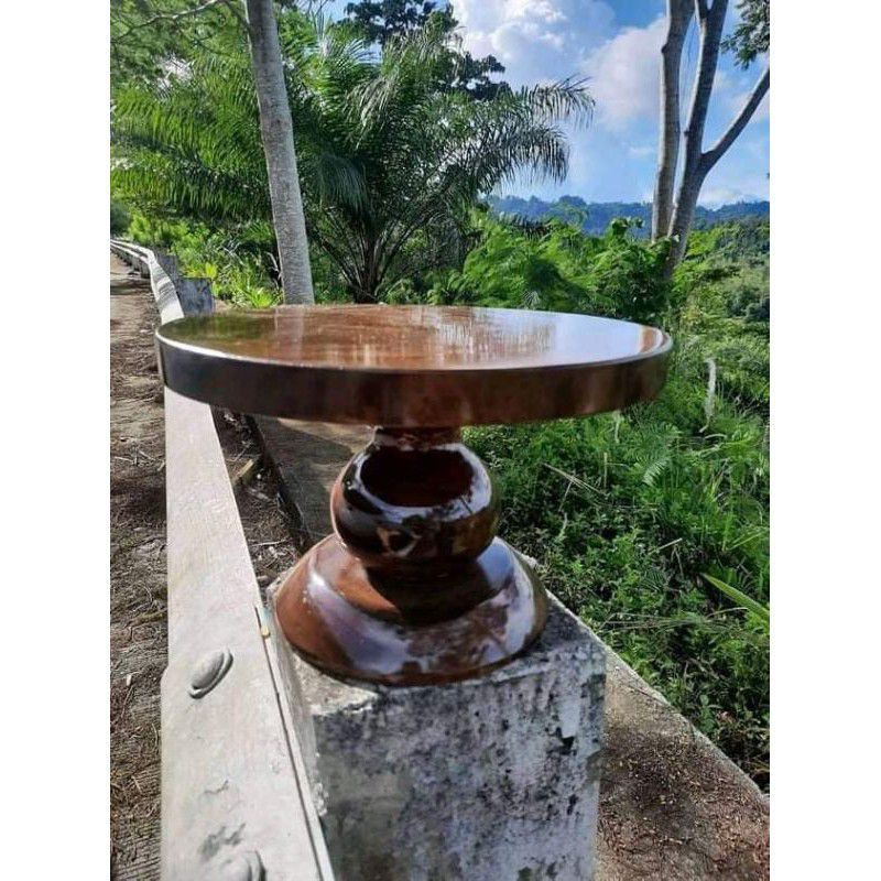 Cake Stand Magkuno Iron Wood Shopee Philippines