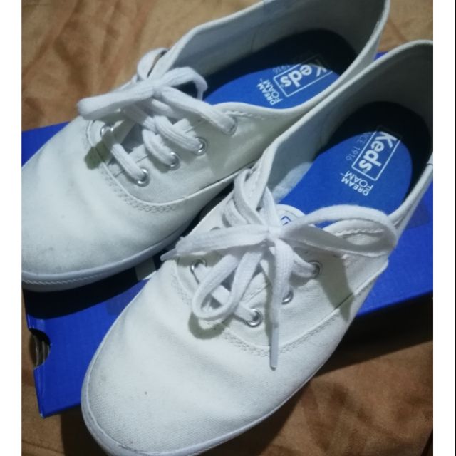 keds champion white canvas