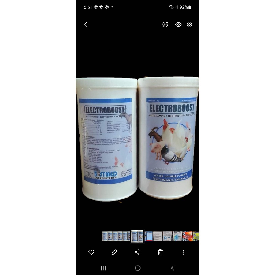 ELECTROBOOST MULTIVITAMINS +ELECTROLYTES WITH PROBIOTIC 1KILO Gndh