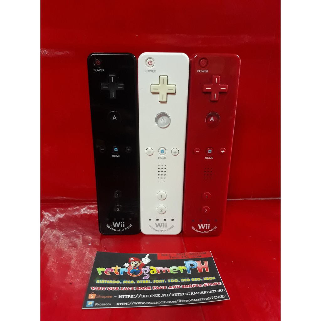 Original Nintendo Wii Mote (Wiimote) with Built in Motion Plus Shopee