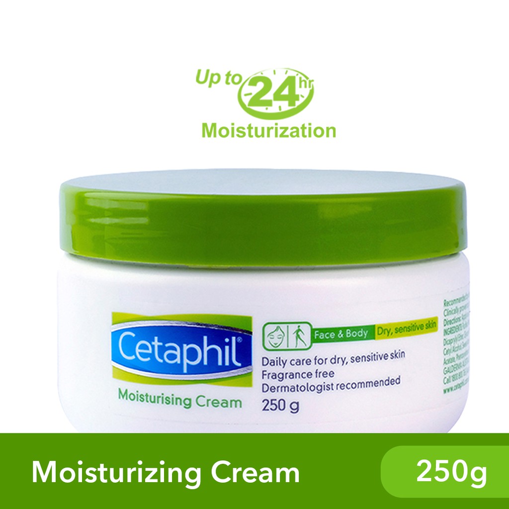 Cetaphil Moisturizing Cream 250g [For Sensitive Skin / Intense