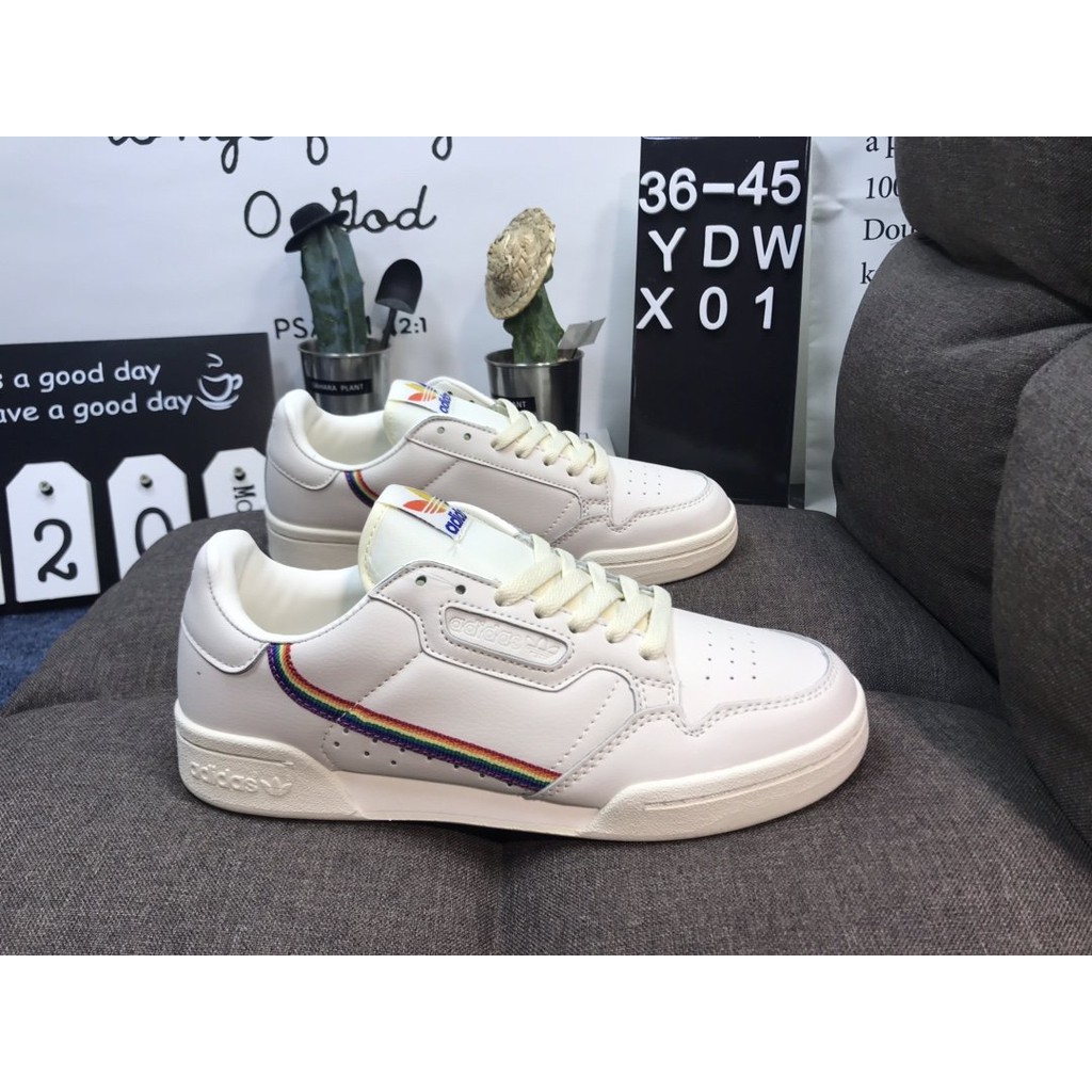 Adidas Continental 80 cream color sneakers | Shopee Philippines