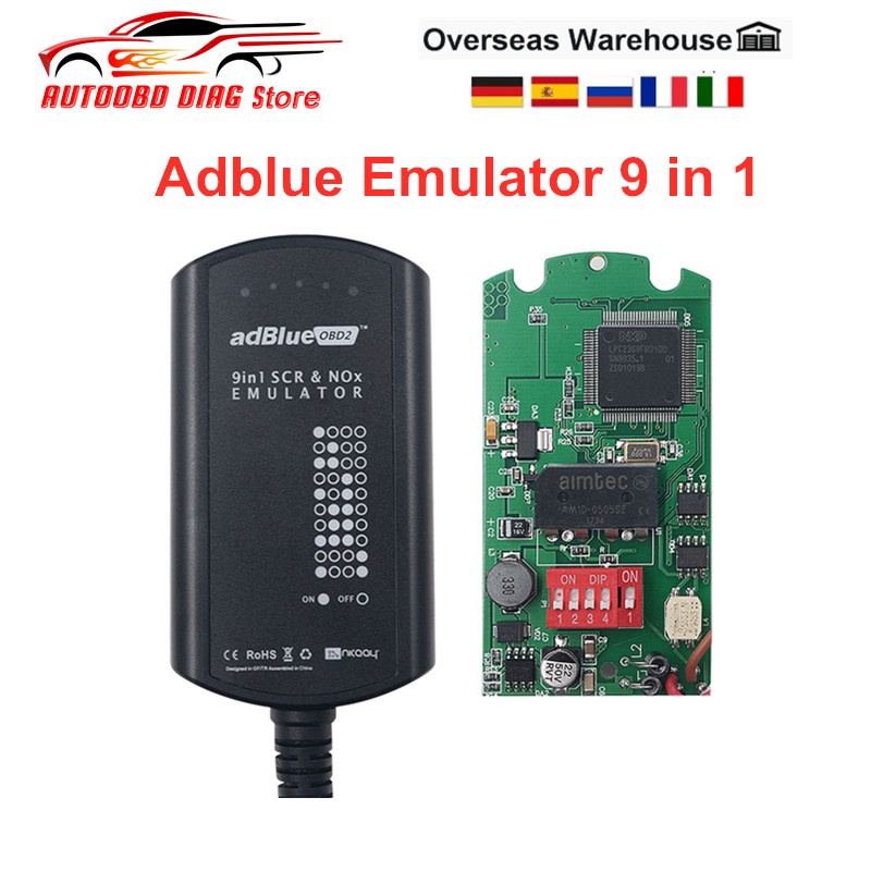 Full Chip Adblue 9in1 Adblue Emulator 9 In 1 Support Euro 4&5 Ad Blue ...