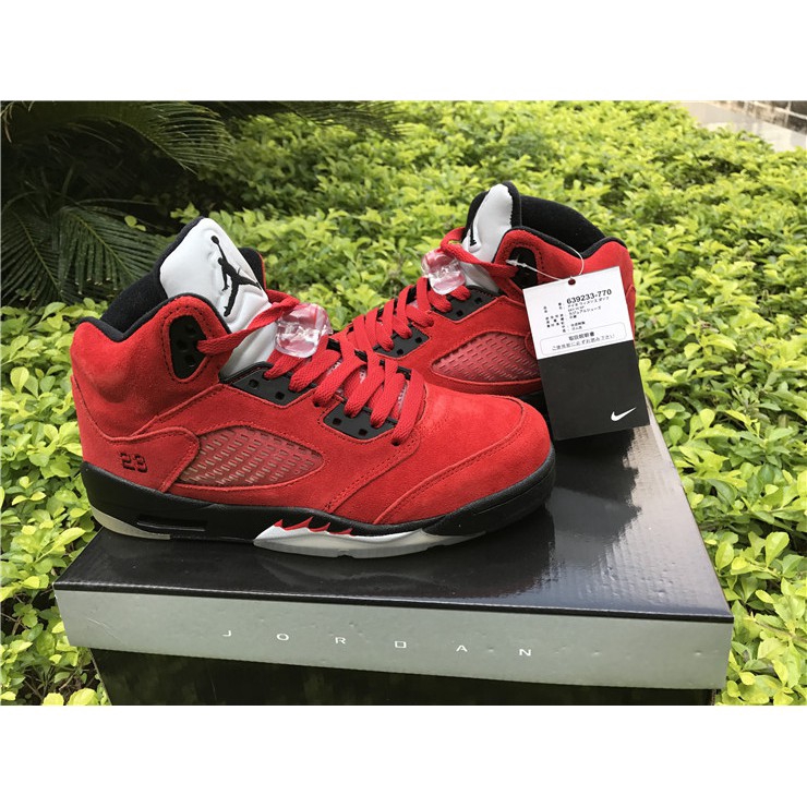 jordan 5 raging bull red