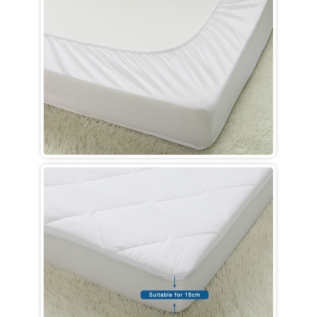 Love2Sleep COT/ COT BED FLANNELETTE WATERPROOF MATTRESS PROTECTOR/ FITTED SHEET 