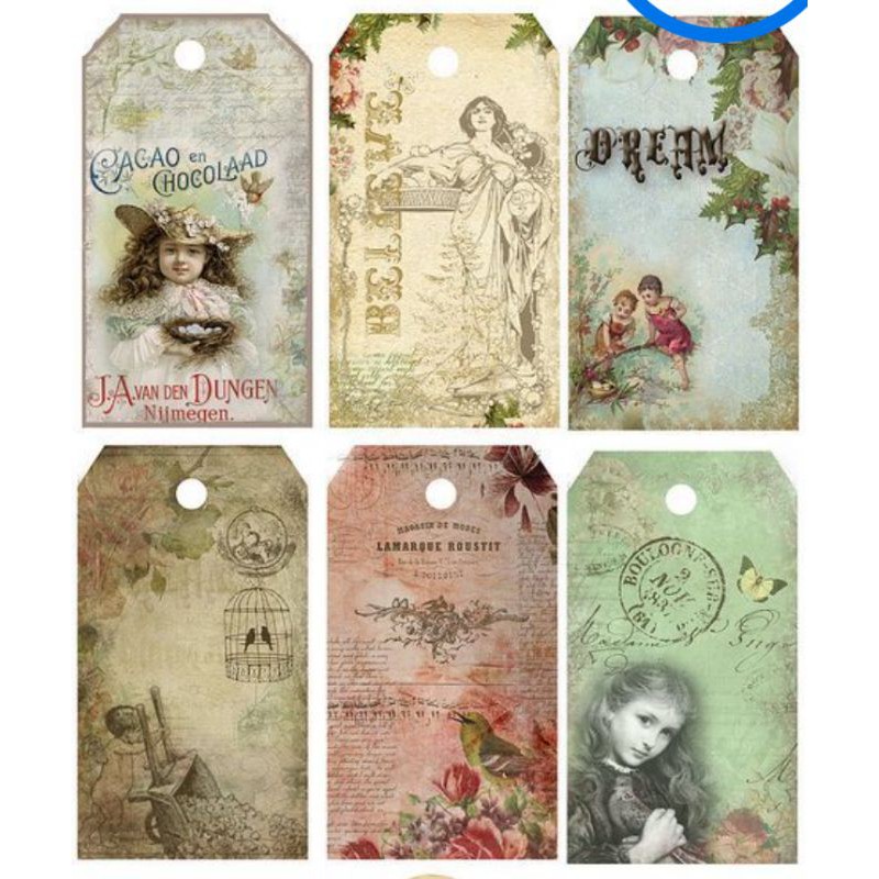 Vintage Scrapbook Designs Printable
