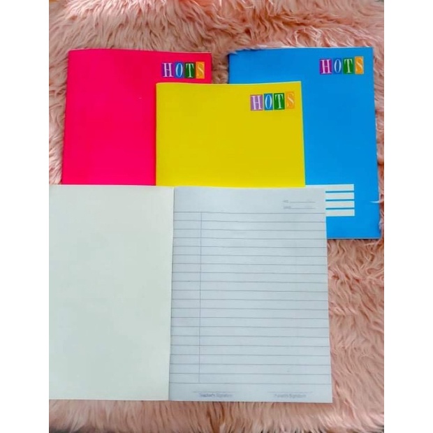 Hots notebook composition and writing 80 leaves shopee 