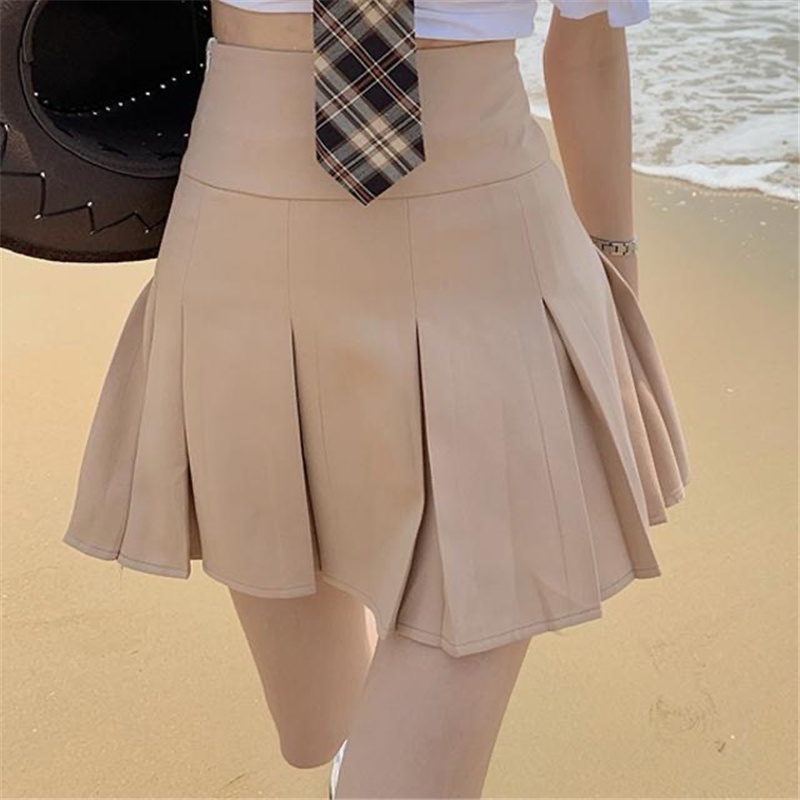 school suplies College Style Khaki Pleated Skirt Sets Japan Korean Students JK Uniform Hot Girl