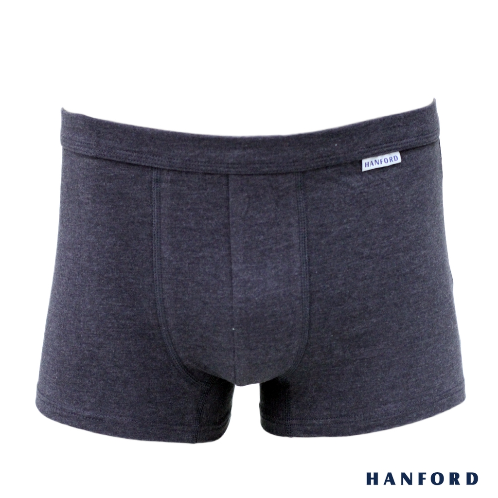 Hanford Men Cotton w/ Spandex Inside Garter Boxer Briefs - Hudson/Black ...