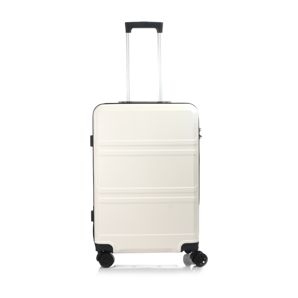 white hand luggage case