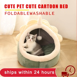 Cat bed foldable cat and dog house warm and comfortable pet bed dog bed four seasons universal