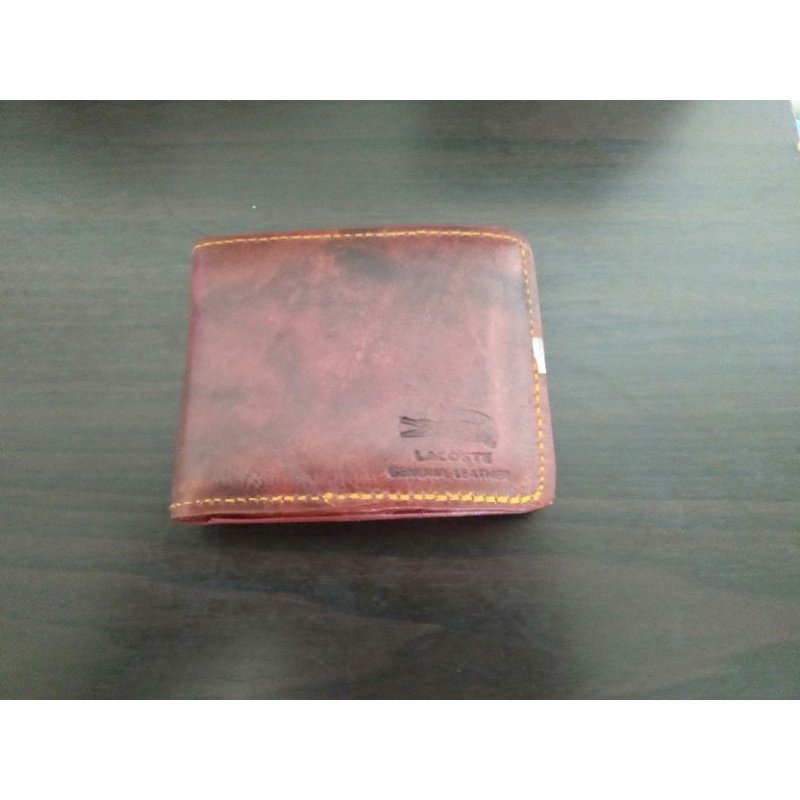 ◈Dai~Philippines Lacoste Short Wallet Men Leather Wallet