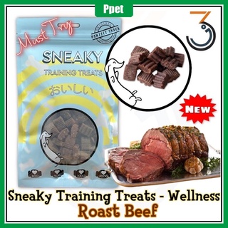 COD☬Ppet Sneaky Training Treats Wellness Nibbles- Roast Beef for Puppy Dog 90g