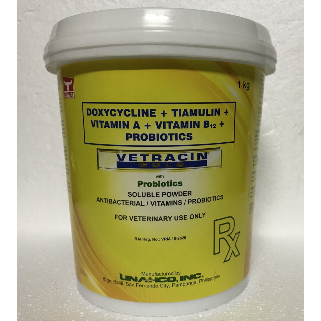 VETRACIN GOLD 1KG ANTIBACTERIAL VITAMINS PROBIOTICS Shopee