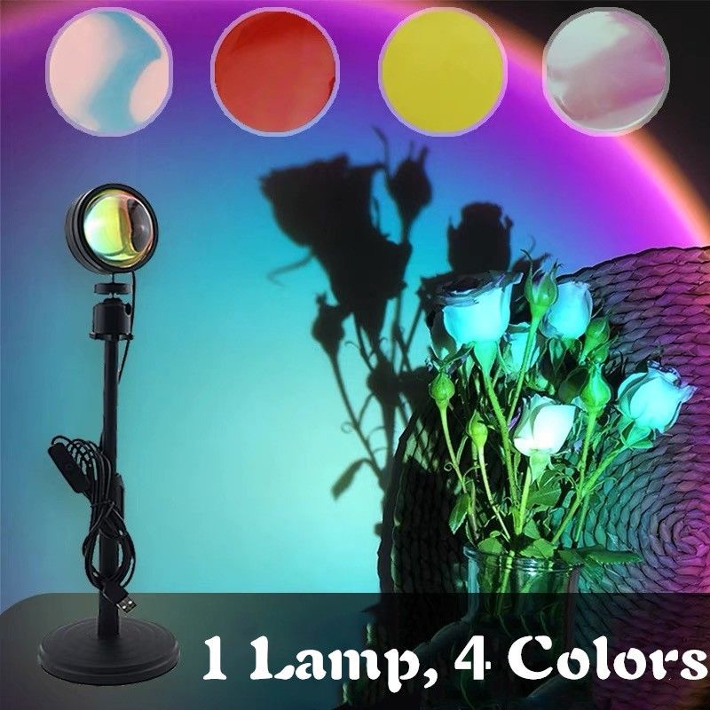 Original Italian Sunset Lamp Light Projection Sunset Light | Shopee