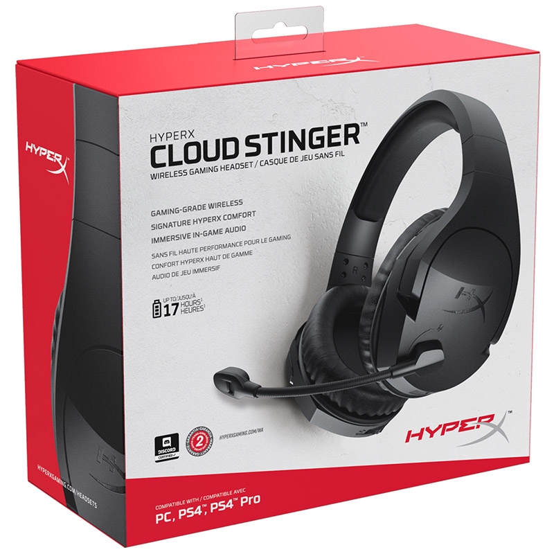 hyperx cloud gaming headset with microphone for playstation 4