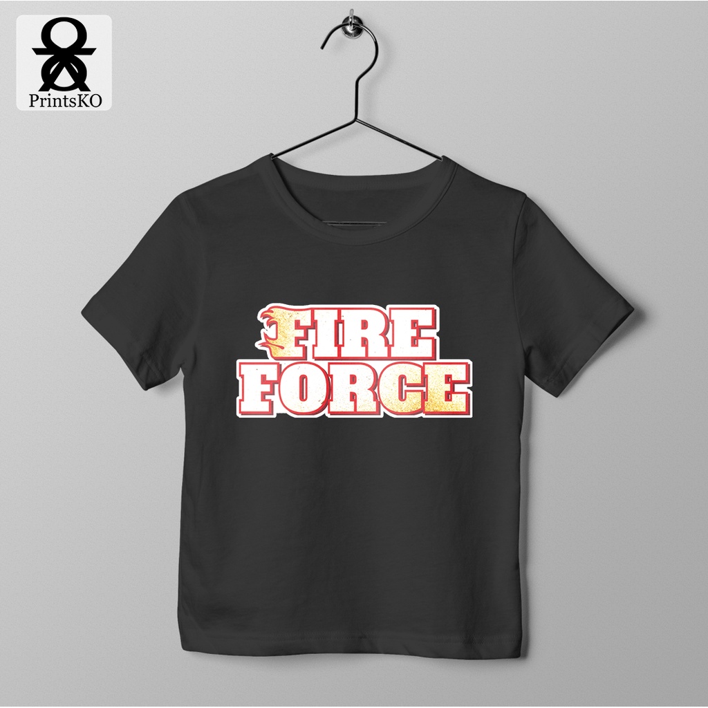 Fire Force Anime Kids Shirt - Fire force logo Design | Shopee Philippines