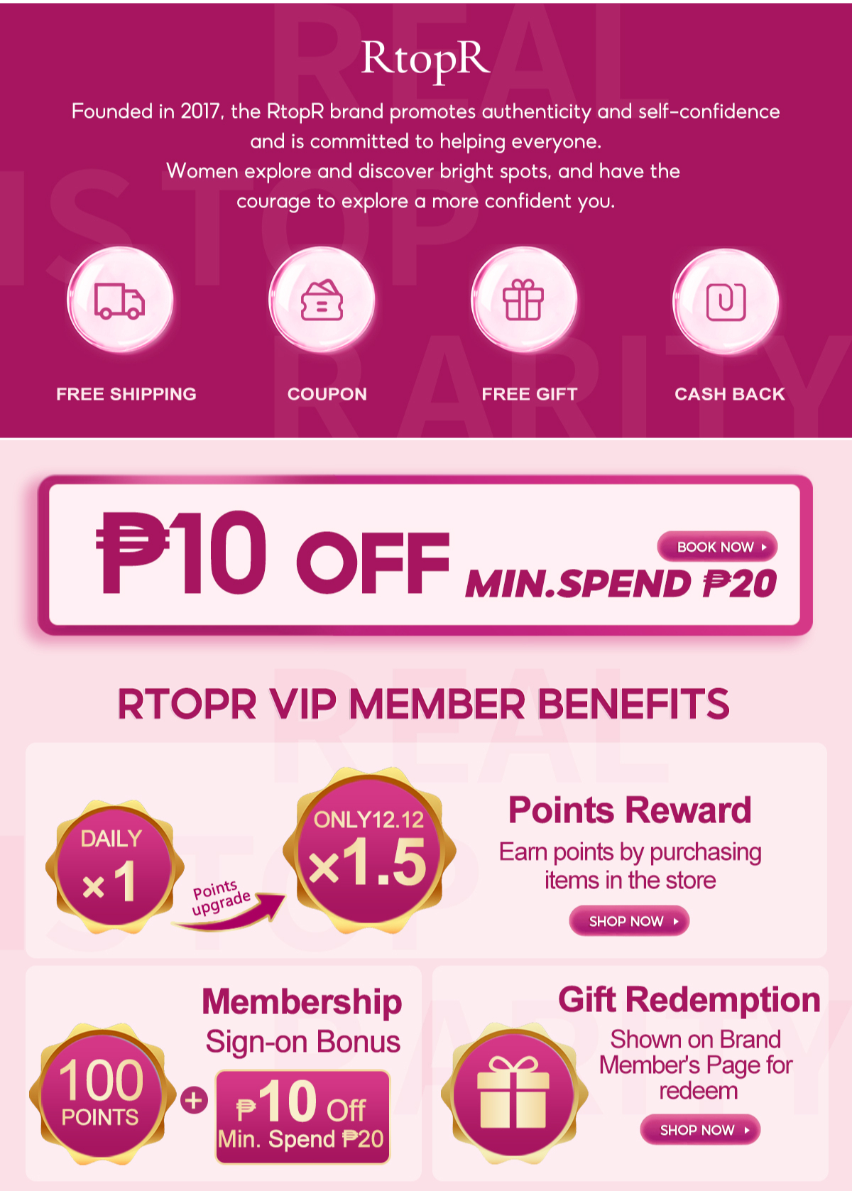 RtopR Official Store, Online Shop | Shopee Philippines