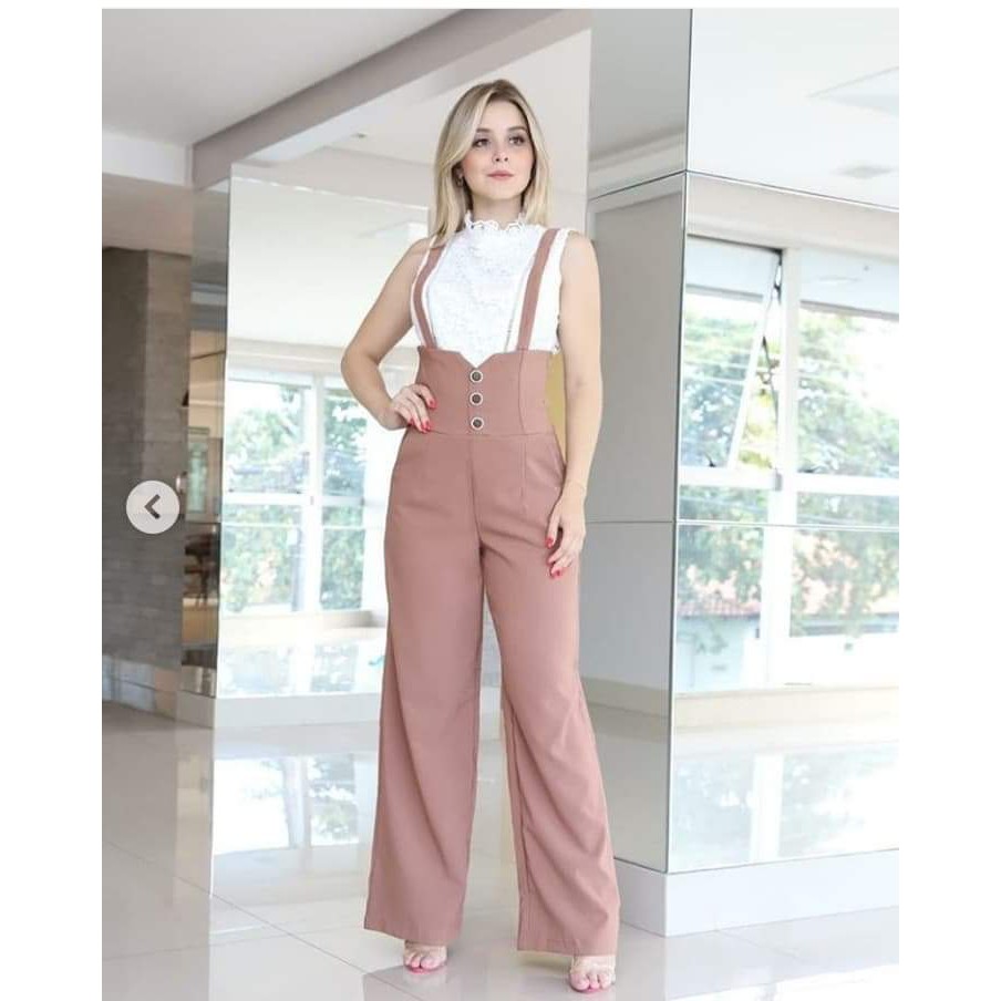 formal pink jumpsuit