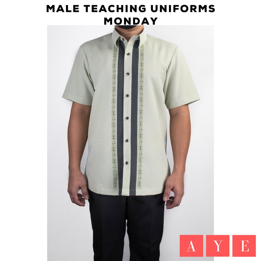 School Teacher Uniform Male Set - DepEd “Released: 2021” Uniform for ...
