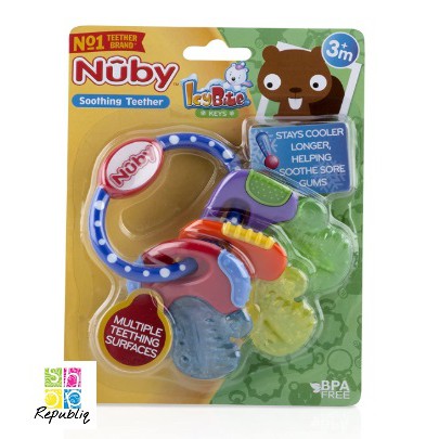 nuby ice gel teether