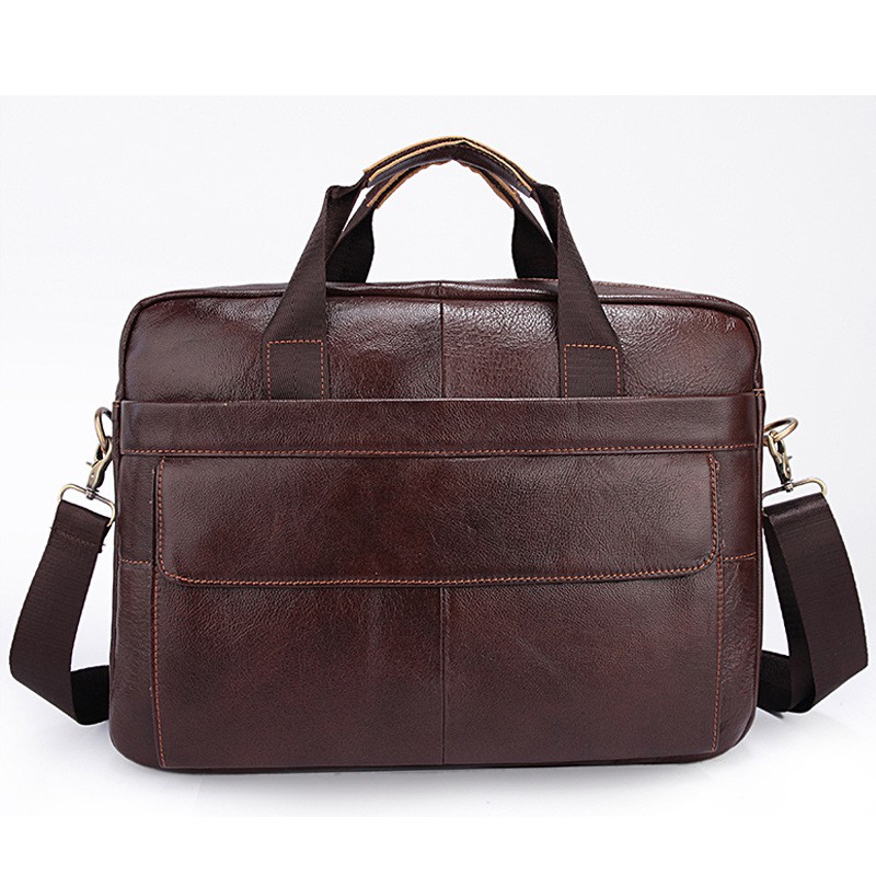 real leather business bags