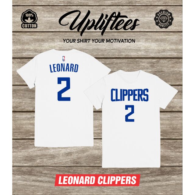 NBA Kawhi Leonard Clippers Jersey Shirt 