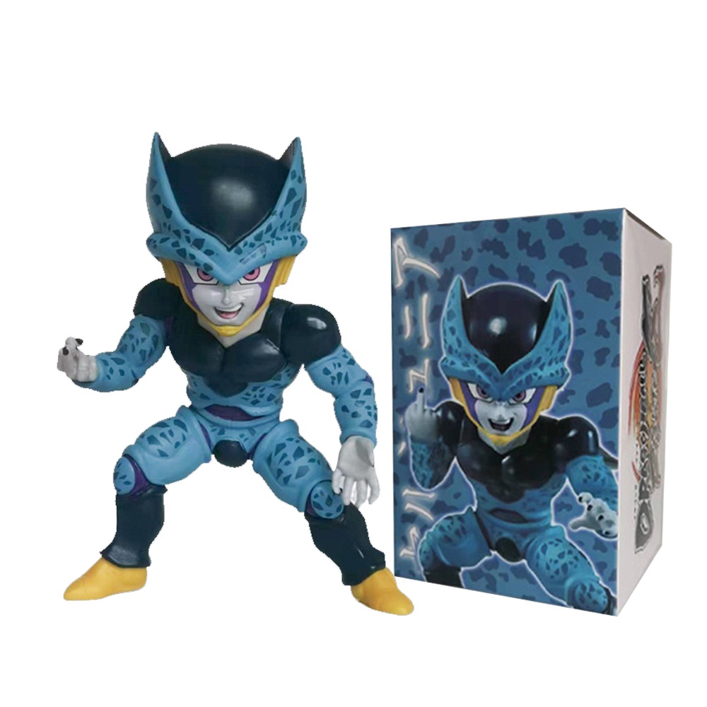 Dragon Ball Z Super Saiyan Cell Action Figure PVC Model Anime Prototype