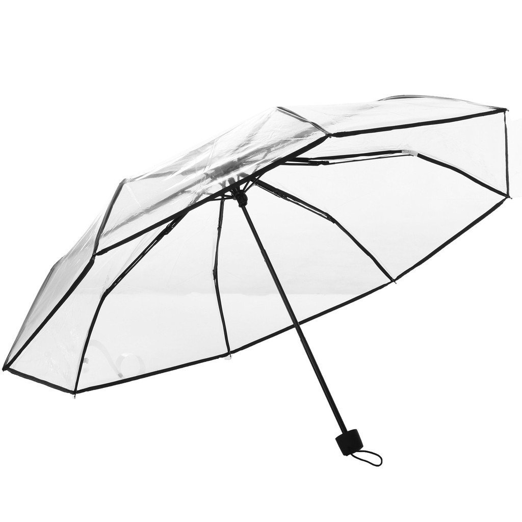 Transparent Clear Folding Umbrella 