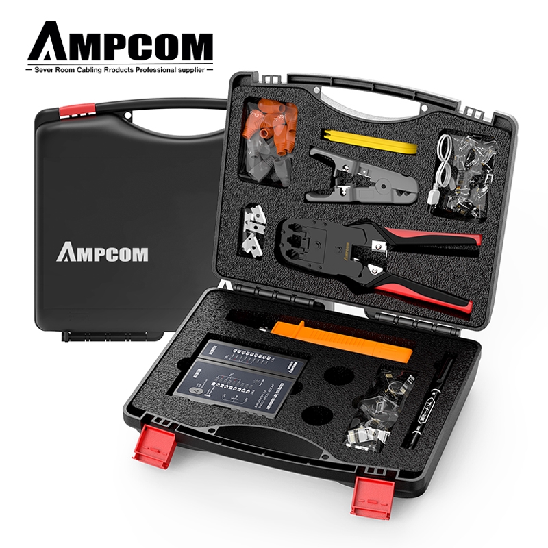 Network Tool Kit, 12 in 1 Professional Portable Computer Maintenance LAN Cable