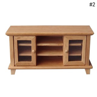 Tv Cabinet Stand Table Wooden Toys 1 12 Dollhouse Miniature