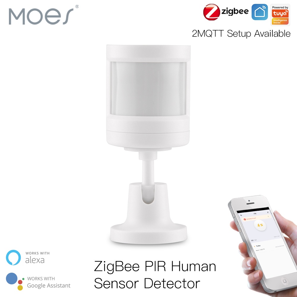 MOES ZigBee PIR Motion Sensor Human Sensor Detector Smart Life Tuya App ...