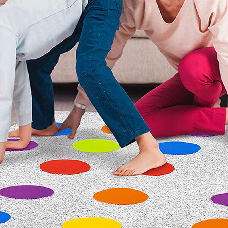Social Distancing Floor Decals Carpet Markers Sit Spots for Preschool∧