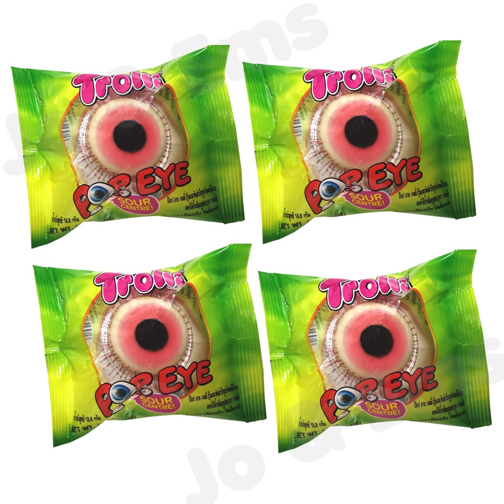 Trolli Pop Eye 18.8g x 4pcs (Eyeshaped Gummi) Shopee Philippines