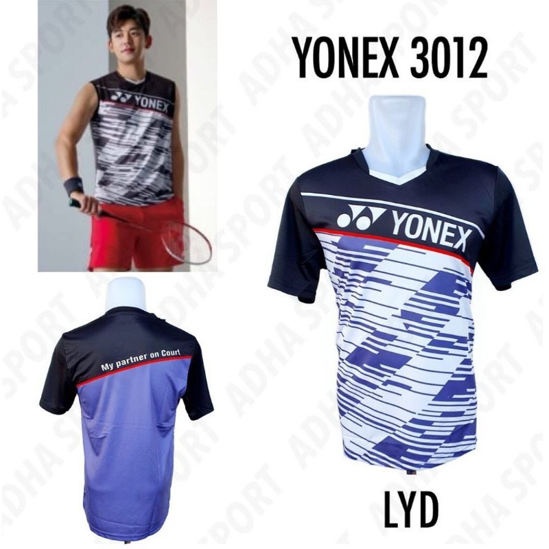 Yonex 3012 / Y3012 Badminton T-Shirt LYD Import Exclusive LEE YONG DAE ...