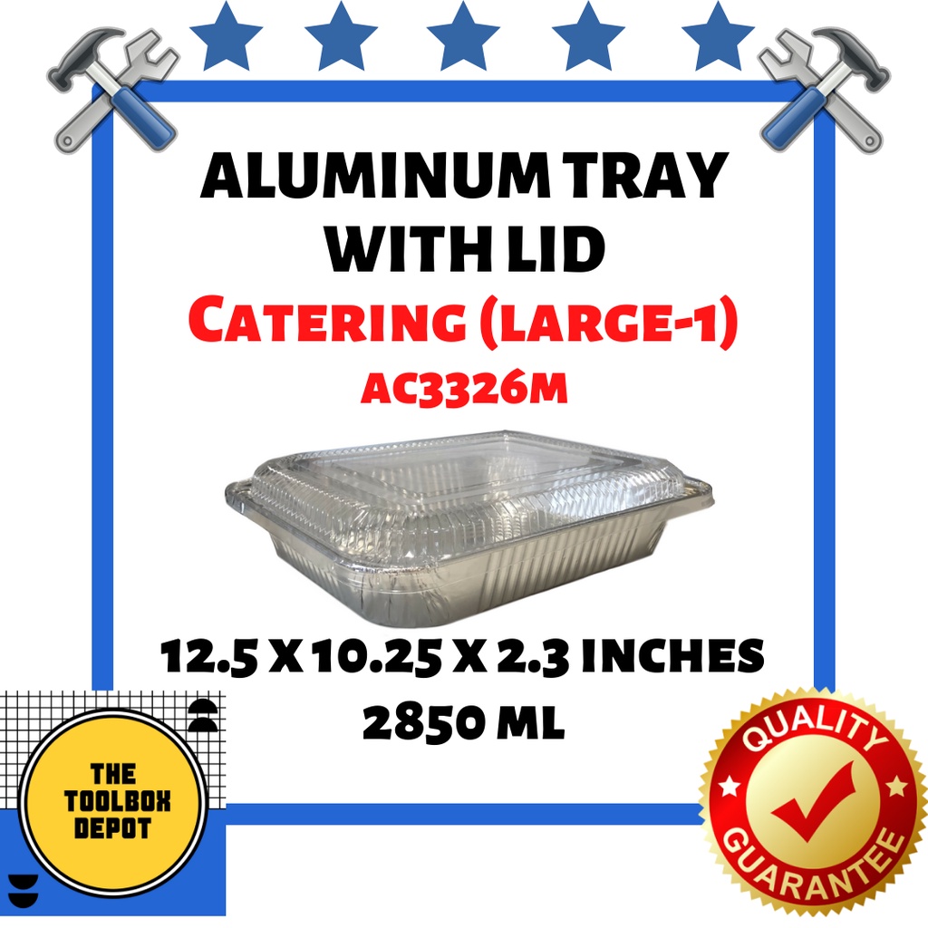 100-pcs-large-aluminum-tray-with-lid-ac3326s-ac3326m-12-5-x10-25-x2-3