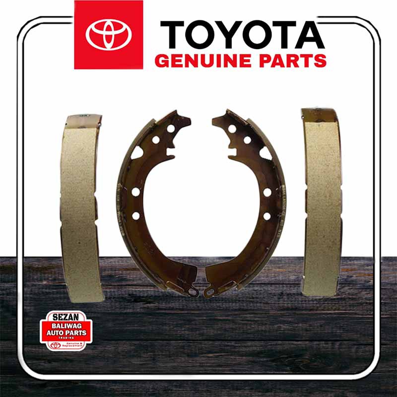 ORIGINAL TOYOTA REAR SHOE KIT FOR YARIS / VIOS 2006-2016 PART NO. 04495 ...